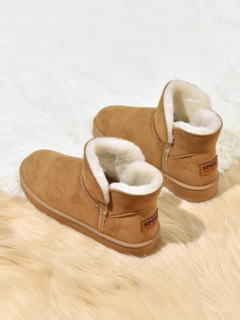 Snow Boot Fur Lined - 중국 북동부 두꺼운 양털 안감 가죽