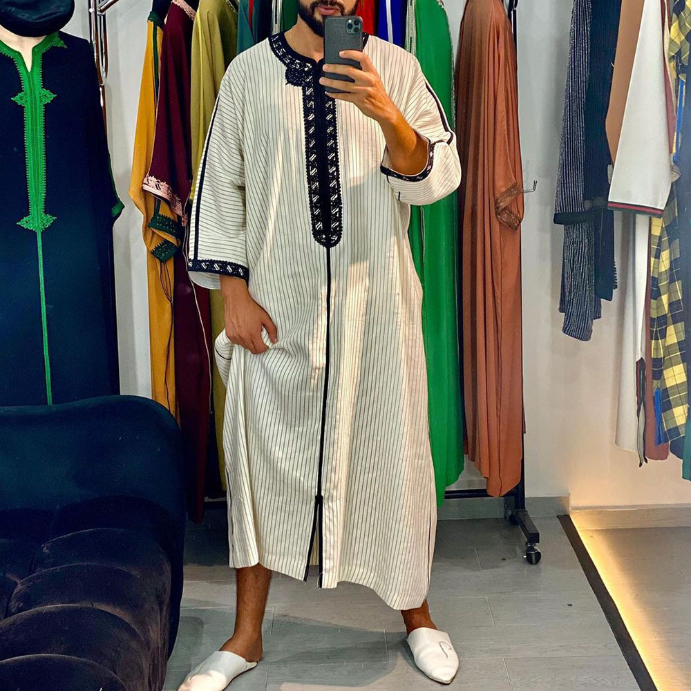 Winter Clothing Pakistan Men - 새로운 2026 이슬람 무슬림 남성 의류