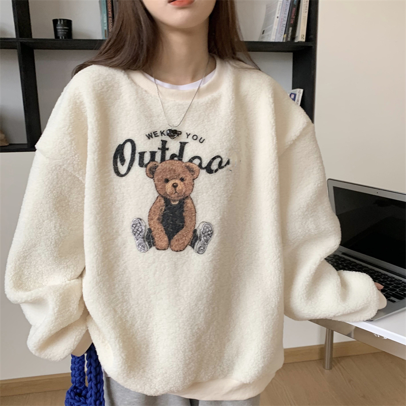 Winter Clothing Affordable - 저렴한 따뜻한 양털 스웨트셔츠 다용도 가을
