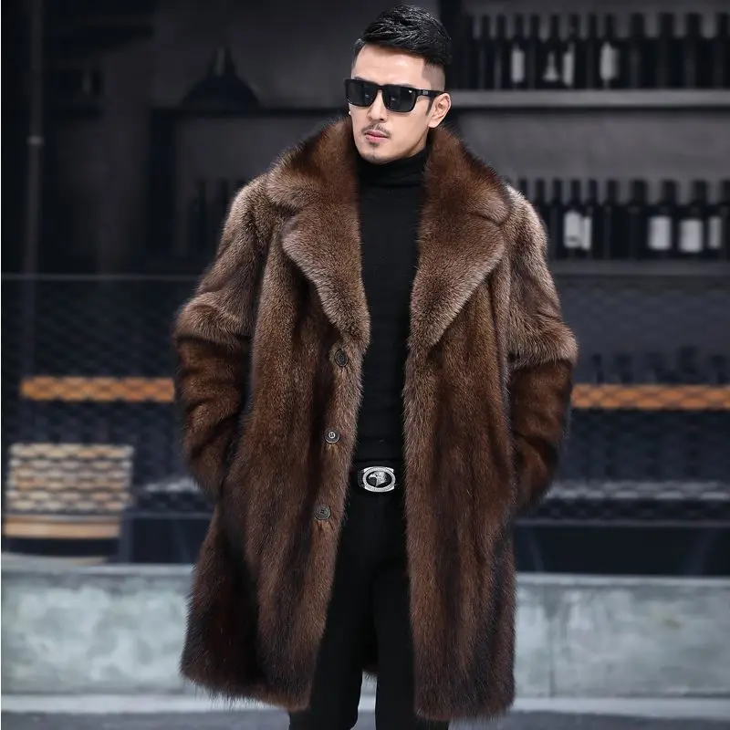 Winter Clothing Brand - 럭셔리 브랜드 남성 의류 모피 자켓