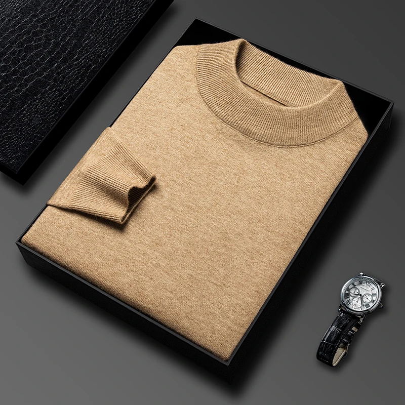 Winter Clothing Brand - 하프 터틀넥 니트 스웨터 새로운 가을/겨울