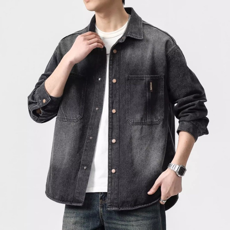 Winter Clothing Brand - 가을 버튼 남성 데님 재킷 럭셔리