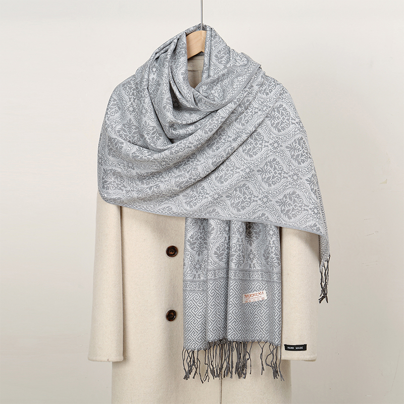 Cashmere Scarf Wrap - 2024 럭셔리 두꺼운 캐시미어 스카프 여성