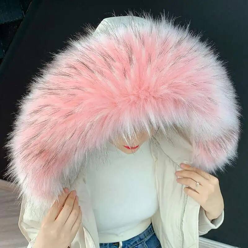 Winter Clothing Online - 분리형 가짜 모피 칼라 초대형 따뜻한