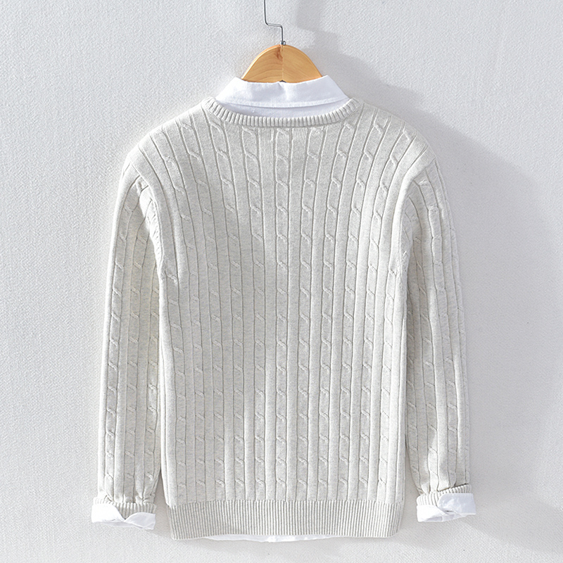 새로운 디자인 긴 소매 빨간색 코튼 스웨터 남자 솔리드 - Winter Clothing Brand 리뷰 및 가격