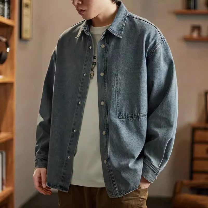 가을 버튼 남성 데님 재킷 럭셔리 오리지널 의류 신상  - Winter Clothing Brand 리뷰 및 가격