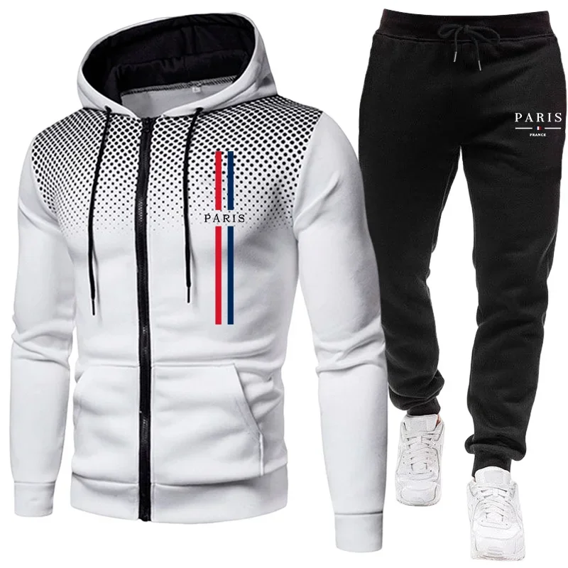 남성 스포츠 슈트 지퍼 자켓+바지 투피스 세트 가을 겨 - Winter Clothing For Men 리뷰 및 가격