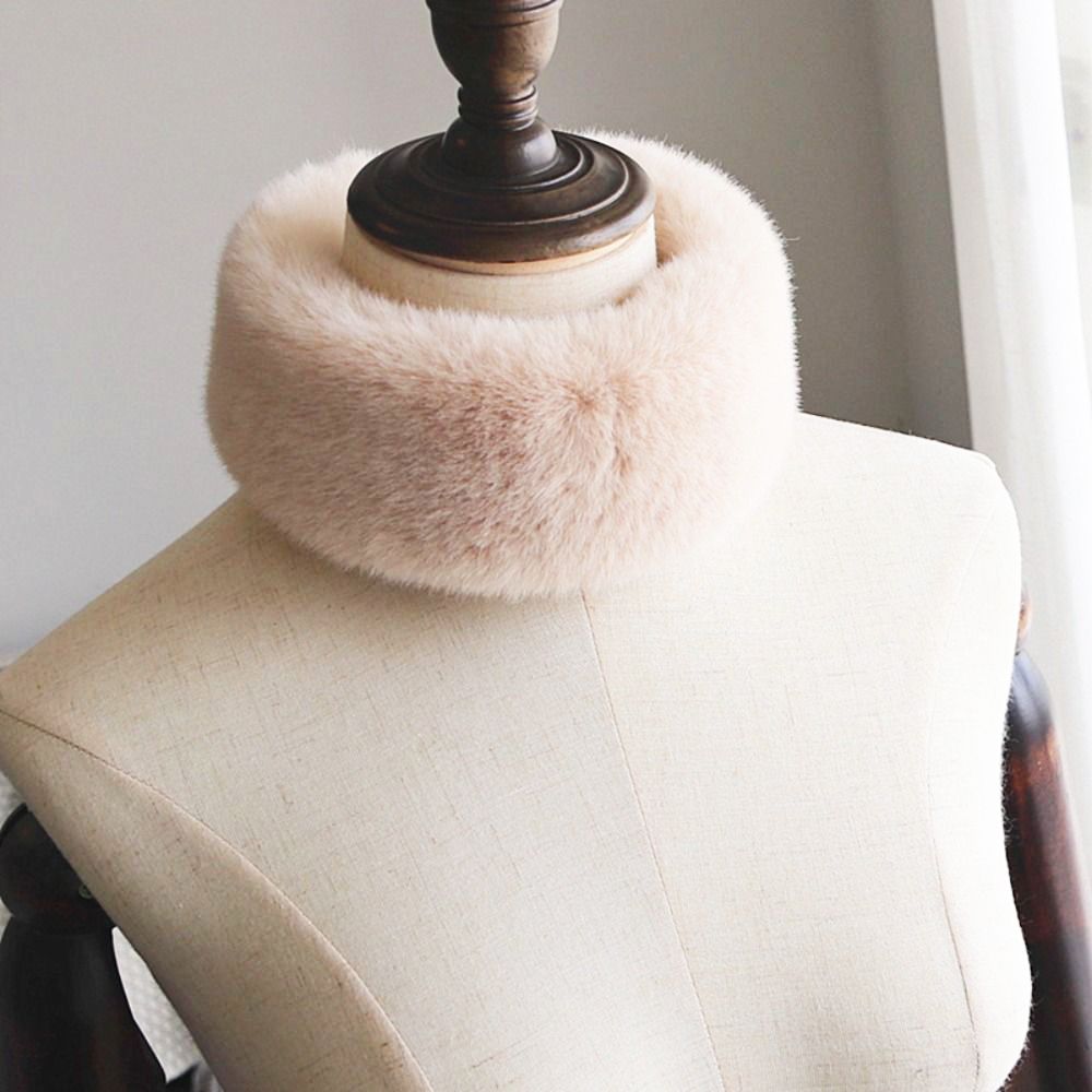 여성용 넥 워머 코트 칼라 모피 울 칼라 인조 밍크 모 - Winter Clothing Online 리뷰 및 가격