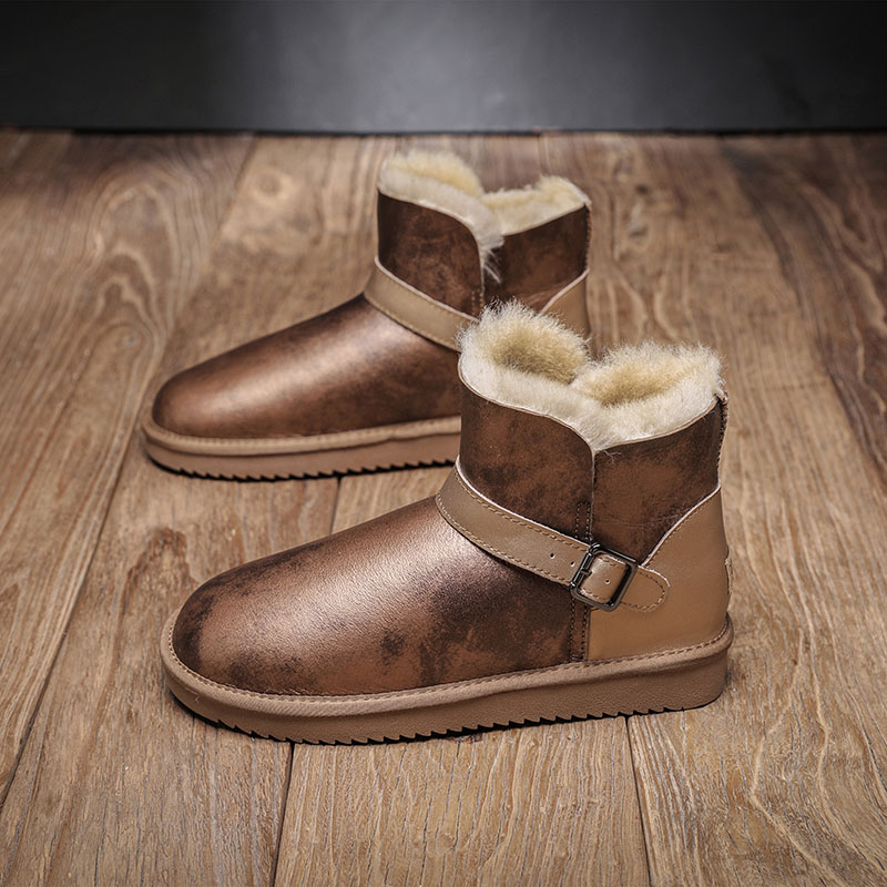 남성용 플러스 사이즈 37-48 호주 스노우 부츠 겨울 - Snow Boot Fur Lined 리뷰 및 가격