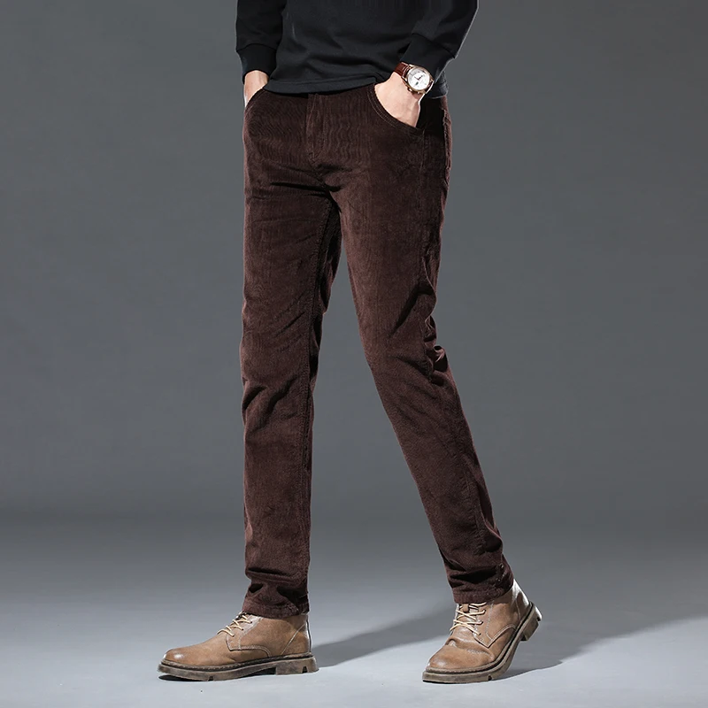 겨울 신사복 코듀로이 양털 캐주얼 바지 따뜻한 두꺼운  - Winter Clothing Brand 리뷰 및 가격
