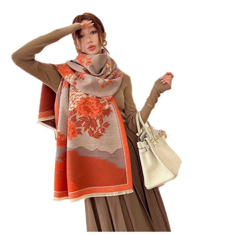 여성을위한 패션 겨울 새로운 따뜻한 캐시미어 목도리 스 - Cashmere Scarf Wrap 리뷰 및 가격