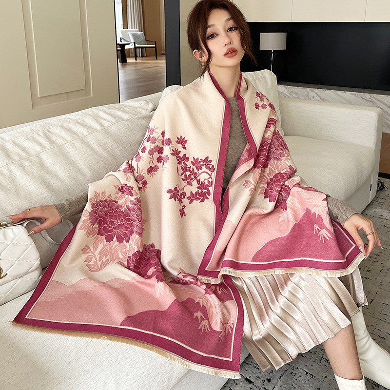 여성을위한 패션 겨울 새로운 따뜻한 캐시미어 목도리 스 - Cashmere Scarf Wrap 리뷰 및 가격