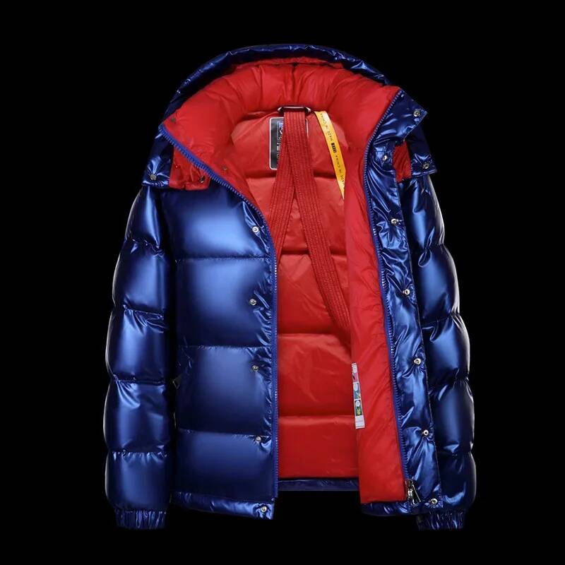 새로운 겨울용 광택 재킷, 남성용 짧은 트렌디 브랜드  - Winter Clothing Brand 리뷰 및 가격