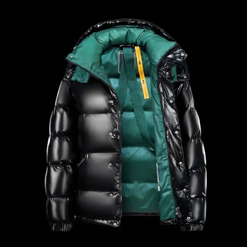 새로운 겨울용 광택 재킷, 남성용 짧은 트렌디 브랜드  - Winter Clothing Brand 리뷰 및 가격