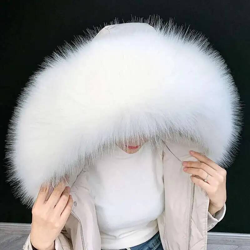 분리형 가짜 모피 칼라 초대형 따뜻한 가짜 모피 스카프 - Winter Clothing Online 리뷰 및 가격