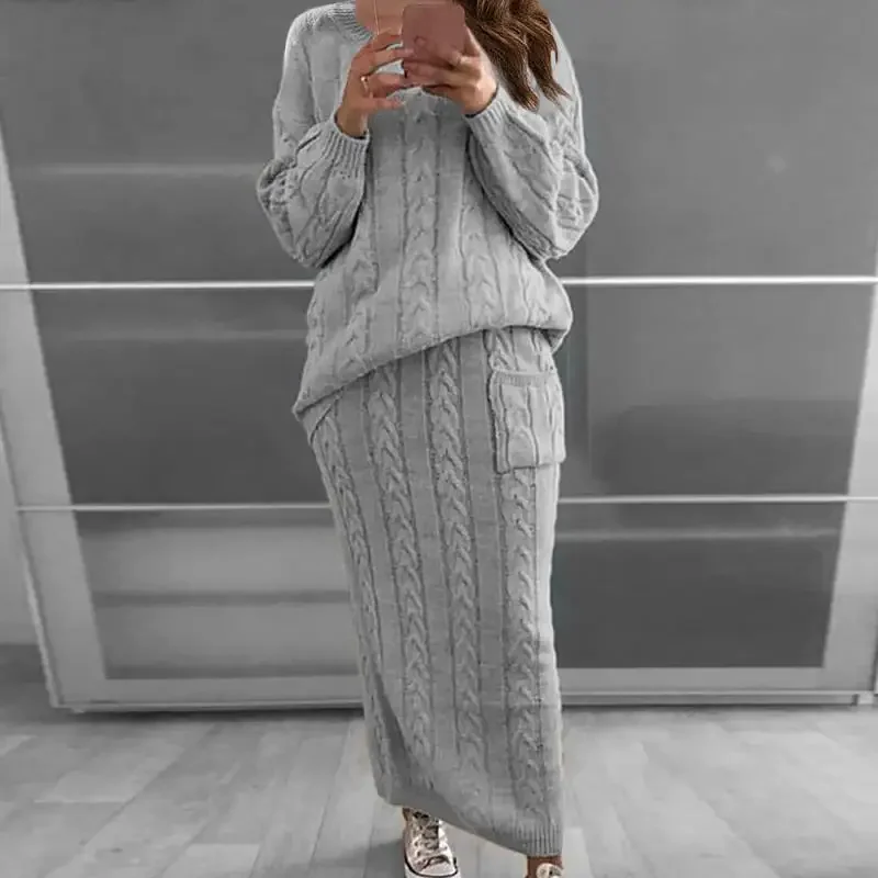 스웨터 여성 세트 가을, 겨울 두 조각 세트 여성 오- - Winter Clothing Online 리뷰 및 가격