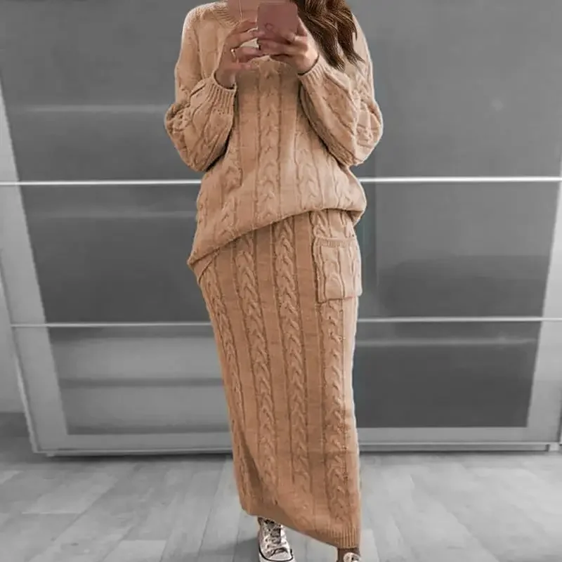 스웨터 여성 세트 가을, 겨울 두 조각 세트 여성 오- - Winter Clothing Online 리뷰 및 가격