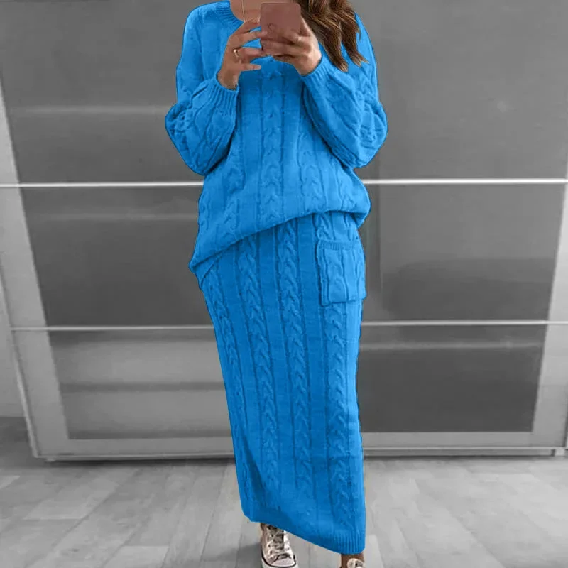 스웨터 여성 세트 가을, 겨울 두 조각 세트 여성 오- - Winter Clothing Online 리뷰 및 가격
