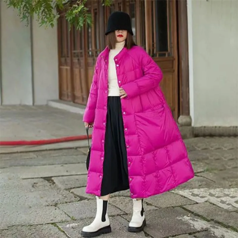 여성용 오버사이즈 롱 다운 재킷, 큰 포켓, 겨울 코트 - Winter Clothing Brand 리뷰 및 가격
