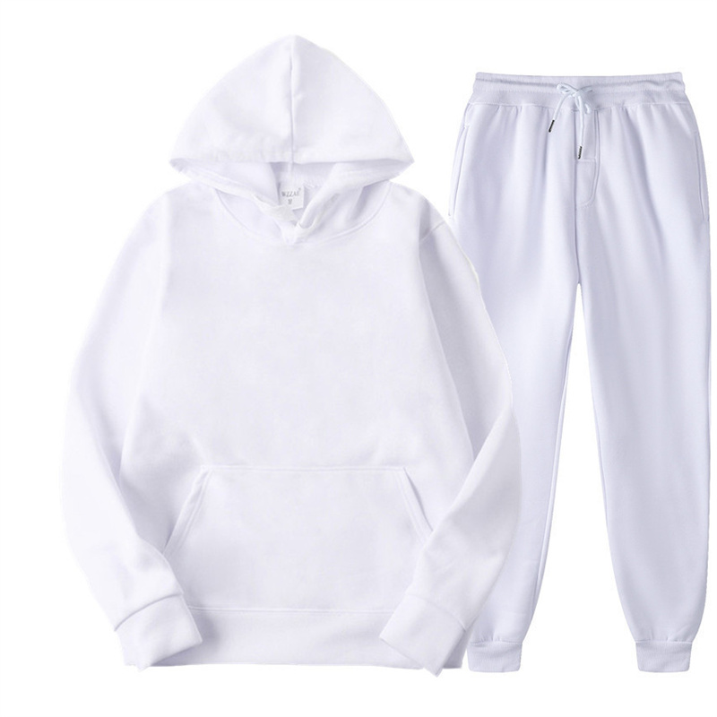 남성용 후드 티셔츠 2 개 후드 + 바지 남성용 운동복 - Winter Clothing For Men 리뷰 및 가격